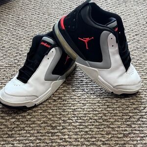 Air Jordan Big Fund Black and White infrared basketball shoes